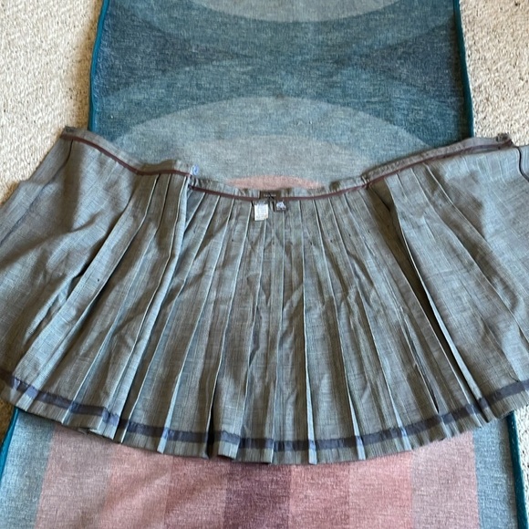 (2) Vintage Calvin Klein Pure Wool High Rise Plaid School Girl Skirt - Picture 11 of 14
